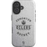 NHL Edmonton Oilers Black Text iPhone 16 Plus Impact Case